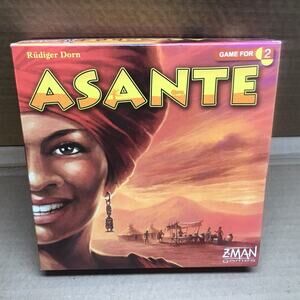 Asante Card Game 2-Player Z-Man Games 2013 OPEN BOX Complete Excellent